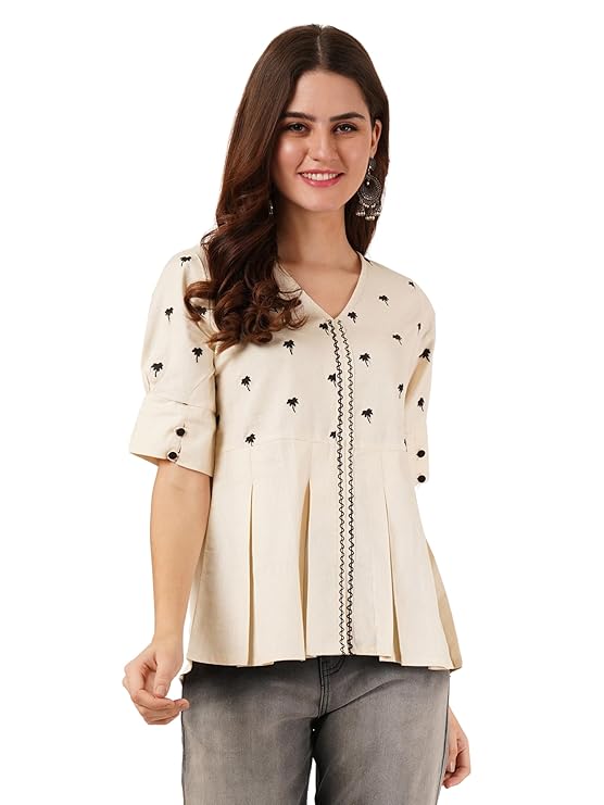 rytras Women's Cotton Printed Straight Kurta With Pant Set